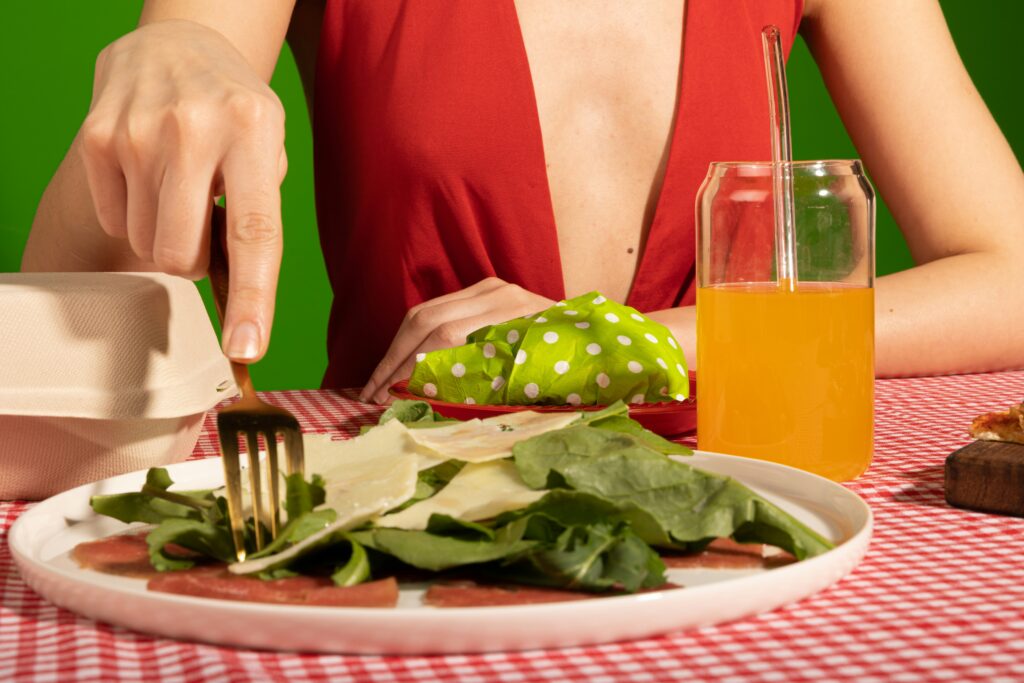 balanced meal to support hormone health