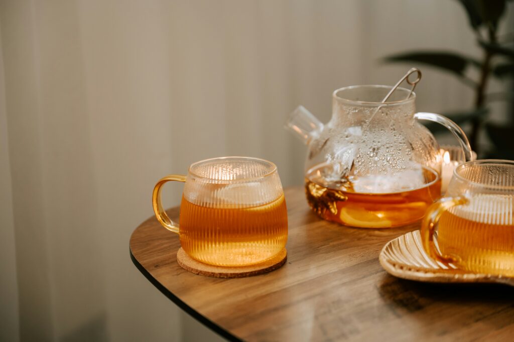 herbal tea supporting calmer cravings