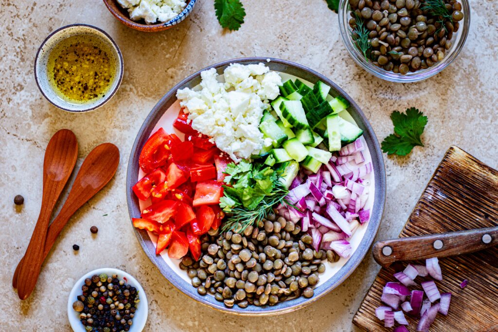 balanced meal supporting energy and productivity